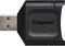 Kingston MobileLite Plus - Externe geheugenkaartlezer - USB 3.2 Gen 1 UHS-II ondersteuning - Zwart