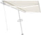 vidaXL - Luifel - handmatig - uittrekbaar - met - LED - 450x300 - cm - crèmekleurig