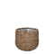 Mica Decorations Avalon Plantenmand - 26 x 26 x 26 cm - Handgemaakt van zeegras - Bruin