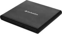 Verbatim Mobile DVD ReWriter - Extern slimline - USB 2.0 type-C - M-DISC - Zwart