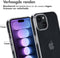 Accezz iPhone 15 - 100% Recycled Clear Backcover - Schokabsorberend - Transparant