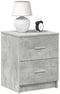 vidaXL - Nachtkastjes - 2 - st - met - 2 - lades - 40x36x50 - cm - betongrijs