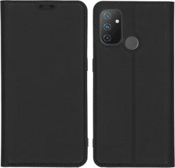 iMoshion Hoesje Geschikt voor OnePlus Nord N100 Hoesje Met Pasjeshouder - iMoshion Slim Folio Bookcase - Zwart
