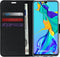 Accezz Hoesje Geschikt voor Huawei P30 Hoesje Met Pasjeshouder - Accezz Wallet Softcase Bookcase - Zwart