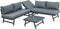Intimo Garden - Luxe Japandi Loungeset - Aluminium - geschikt voor 4 Personen - Incl kussenset
