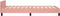 vidaXL - Bedframe - met - hoofdeinde - zonder - matras - 90x190 - cm - fluweel - roze