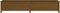 vidaXL - Plantenbak - verhoogd - 199,5x40x39 - cm - massief - grenen - honingbruin