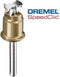 Dremel EZ SpeedClic - Opspandoorn - Snel en eenvoudig zonder sleutel - Schachtdiameter 3,2 mm
