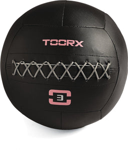 Toorx Professional Wall Ball Absolute - Gewichtsbal 35 cm 3 kg - Krachttraining - Roze