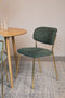 ANLI STYLE CHAIR JOLIEN GOLD/DARK GREEN