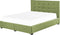 ROCHELLE - Bed opbergruimte - Groen - 160 x 200 cm - Polyester