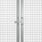 vidaXL - Kippenhok - 700x91x100 - cm - gegalvaniseerd - staal - grijs