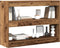 vidaXL - Boekenkast/Roomdivider - in - Oud - Hout, - 100x30x72 - cm, - Gemaakt - van - Engineered - Hout