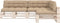 vidaXL - Bankkussens - pallet - 7 - st - beige