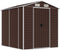 vidaXL - Tuinschuur - 191x215x198 - cm - gegalvaniseerd - staal - bruin