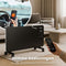 FlinQ Smart Convectorkachel - Elektrische Kachel - WiFi - Thermostaat - 2000W - Zwart