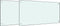 vidaXL - Spatschermen - keuken - 2 - st - 80x40 - cm - gehard - glas - wit