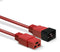 Lindy 30124 - Verlengkabel C20 naar C19 - 2.00 m - Rood