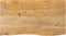 vidaXL - Tafelblad - met - natuurlijke - rand - 100x60x3,8 - cm - massief - mangohout