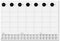 Sigel bureauonderlegger - 59,5x41cm - wit - maandplanner - 12 vel - kalender 2023/24/25 - SI-HO550