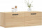 vidaXL - Wandkast - 100x36,5x35 - cm - bewerkt - hout - sonoma - eikenkleurig