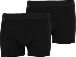 Basset Bamboe Heren Boxershorts - 2-pack - Zijdezacht en antibacterieel - Zwart (2 stuks)