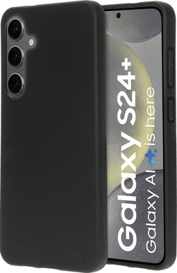 Mobiparts Classic TPU Case - Samsung Galaxy S24 Plus - Minimalistisch ontwerp met grip coating - Zwart