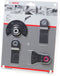 Bosch 2 608 661 696 - Vloer-/inbouwset - 4-delig voor zagen in hout en metaal (1 set)