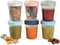 Béaba Clipportie Bewaarpotjes - Hermetisch & Stapelbaar - BPA-vrij - Set van 6 x 250 ml
