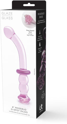 Zwarte Dildo Dream Toys Glaze Glass G-spot Roze