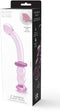 Zwarte Dildo Dream Toys Glaze Glass G-spot Roze