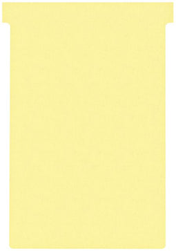 Nobo - T-kaart nobo nr.4 112mm geel 100 stuks