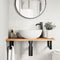 vidaXL - Wastafelblad - met - olieafwerking - 60x40x2 - cm - massief - acaciahout