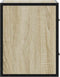 vidaXL - Nachtkastjes - 2 - st - wandgemonteerd - 40x31x39,5cm - sonoma - eikenkleur