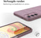 iMoshion Hoesje Geschikt voor Samsung Galaxy A14 (5G) / A14 (4G) Hoesje Siliconen - iMoshion EasyGrip Backcover - Paars