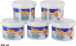 Jovi Plakkaatverf Junior 35 Ml Wit 5 Stuks