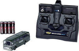 Carson Modellsport 1:87 RC modelauto voor beginners Elektro Bus 1:87 MB Bus O 302 Polizei 2.4G 100% RTR 100% RTR 2,4 GH