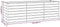 vidaXL - Plantenbak - verhoogd - 240x80x77 cm - cortenstaal - roestig