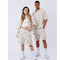 Kalash x PXP - Unisex Shorts - Geborduurd patchwork - Maat XXL