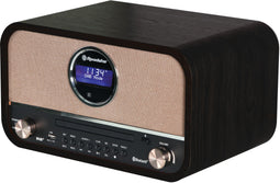 Roadstar HRA-1782ND+BK - DAB+ Retro Radio & CD Speler - Bluetooth USB - Zwart