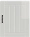 vidaXL - Keukenwandkast - Lucca - bewerkt - hout - hoogglans - wit