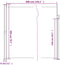 vidaXL - Windscherm - uittrekbaar - 200x300 - cm - taupe
