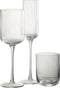 J-Line glas champagne Louise - glas - transparant - 6 stuks