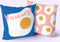 Kussenhoes HappyFriday Aware Yummy Multicolour 50 x 50 cm 2 Onderdelen