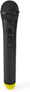 Nedis Draadloze Microfoonset - 1 Kanaal - 1 Microfoon - Cardioïde - 40 Hz - 15 kHz - 1500 Ohm - -97 dB - Volumebediening - Zwart