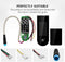 Dashboard voor scooter, bluetooth V2.0 met 3 verbindingskabels, dashboard printplaat + afdekking, co