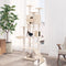 vidaXL - Kattenmeubel - met - sisal - krabpalen - 191 - cm - lichtgrijs