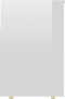 vidaXL - Schoenenbank - 105x30x45 - cm - bewerkt - hout - hoogglans - wit