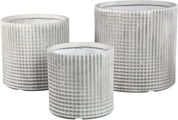 PTMD Paizlie White Round Magnesium Pot Line Pattern SV3