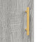 vidaXL - Hangkast - 34,5x34x90 - cm - grijs - sonoma - eikenkleurig